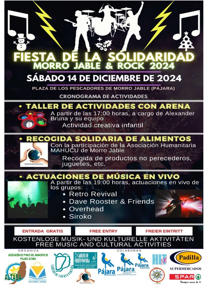 Cartel anunciador de la Fiesta de la Solidaridad 2024
