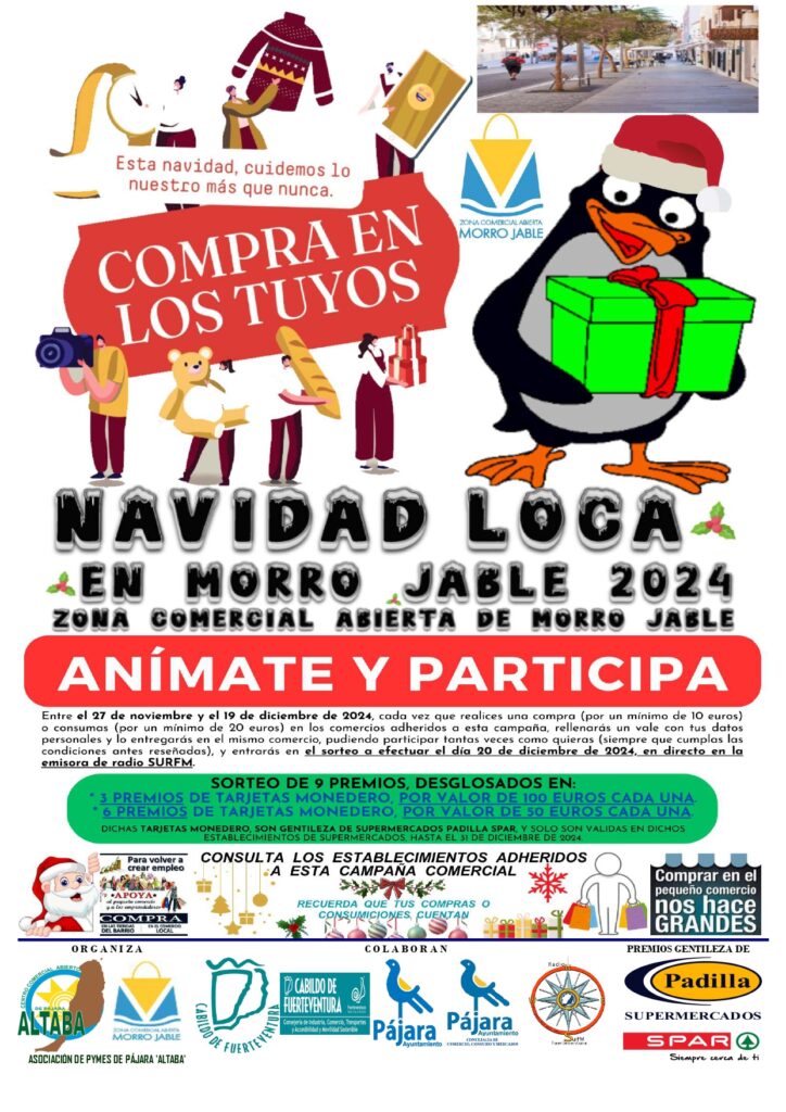 Cartel anunciador de Navidad Loca 2024